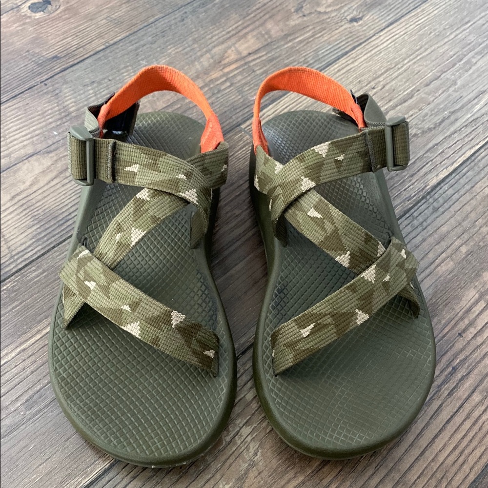 Chaco Z/1 Classic Unaweep Olive Green Camo/Orange